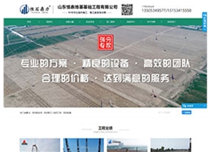 山東恒鼎地基基礎工程有限公司